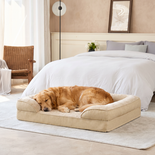 Orthopedic Waterproof Dog Sofa Bed – Washable & Removable Cover