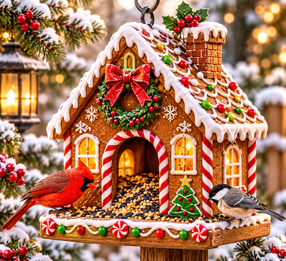 Christmas Multi-Decor Shaped Bird Feeder