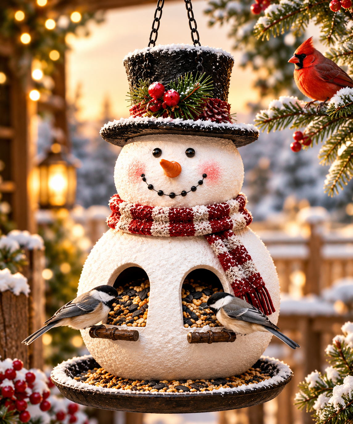 Christmas Multi-Decor Shaped Bird Feeder