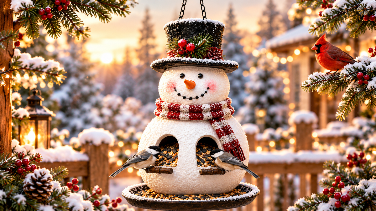 Christmas Multi-Decor Shaped Bird Feeder